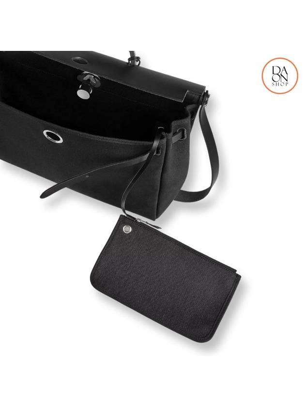 Herbag 39 Messenger Bag Noir - HERMES - BALAAN 4