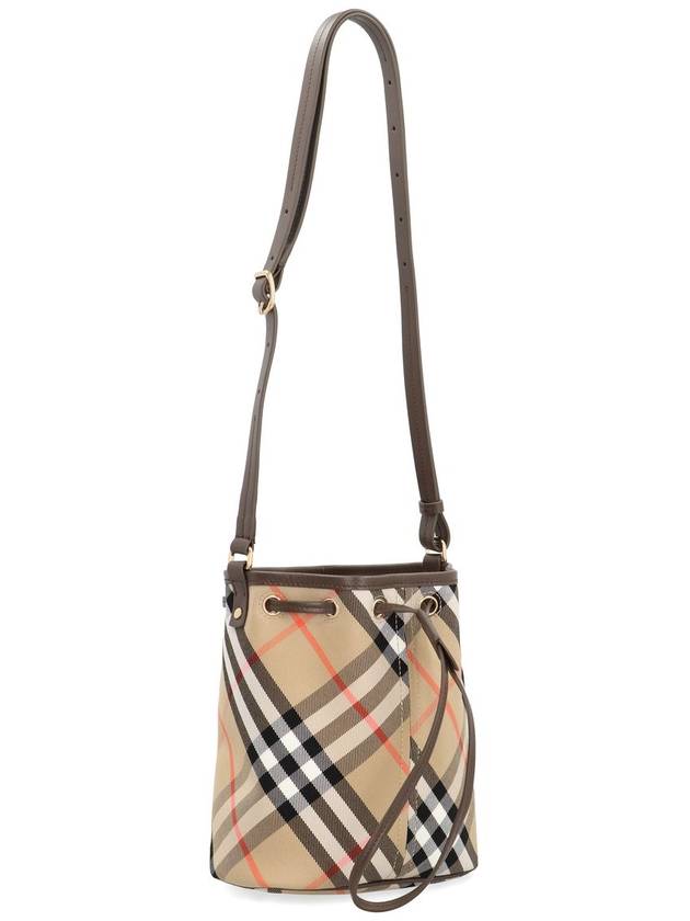 Check Bucket Bag Beige - BURBERRY - BALAAN 3