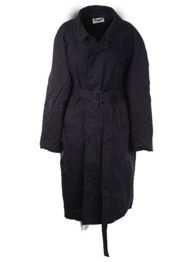 belted single coat black - BALENCIAGA - BALAAN 2