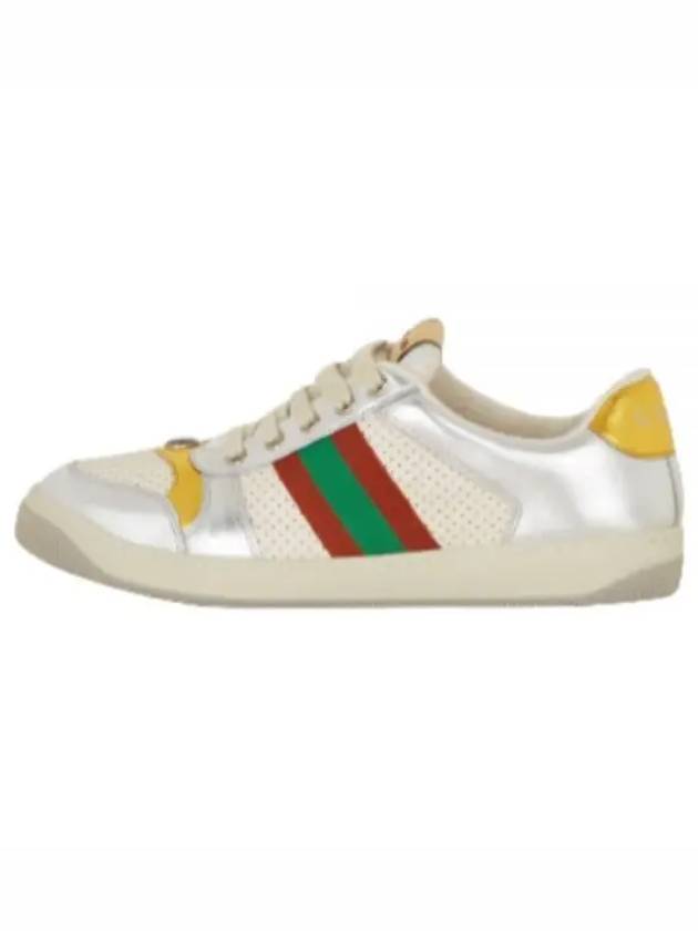 Leather Low Top Sneakers - GUCCI - BALAAN 2