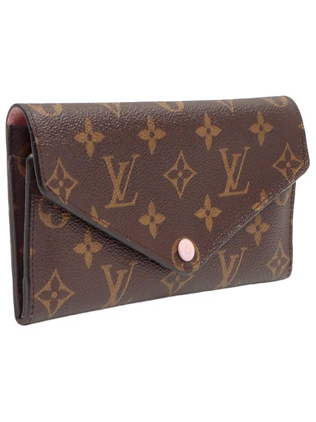 Monogram Canvas Rose Ballerine Josephine Wallet Long Supplementary Pouch - LOUIS VUITTON - BALAAN 3