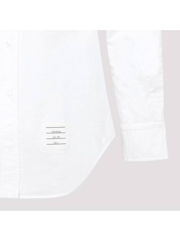 Armband Oxford Long Sleeve Shirt White - THOM BROWNE - BALAAN 6