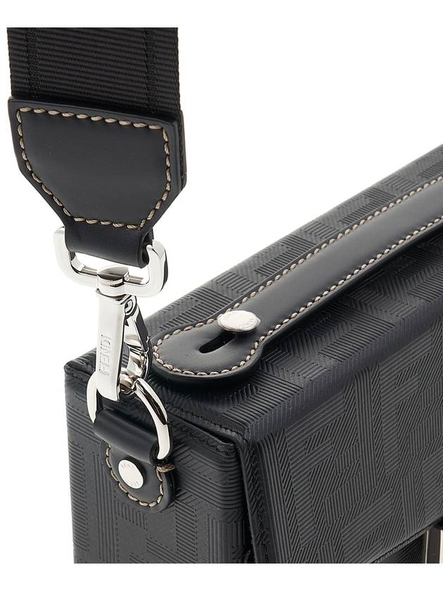 Baguette Soft Trunk Cross Bag Black - FENDI - BALAAN 9