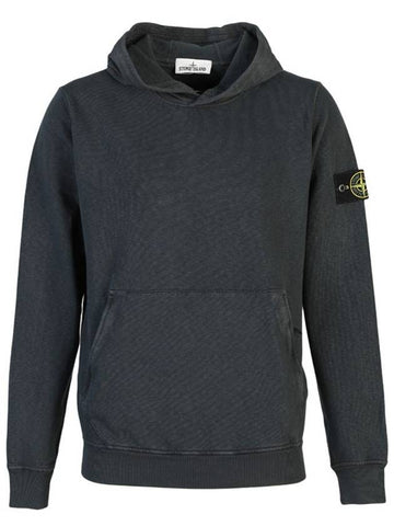 Wappen Patch Hoodie Charcoal - STONE ISLAND - BALAAN 1