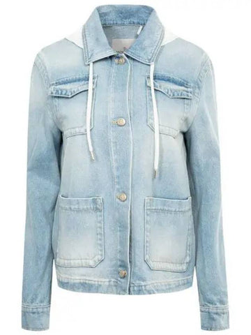 24 1A00114 597LH 715 MELISSA Denim Jacket - MONCLER - BALAAN 1