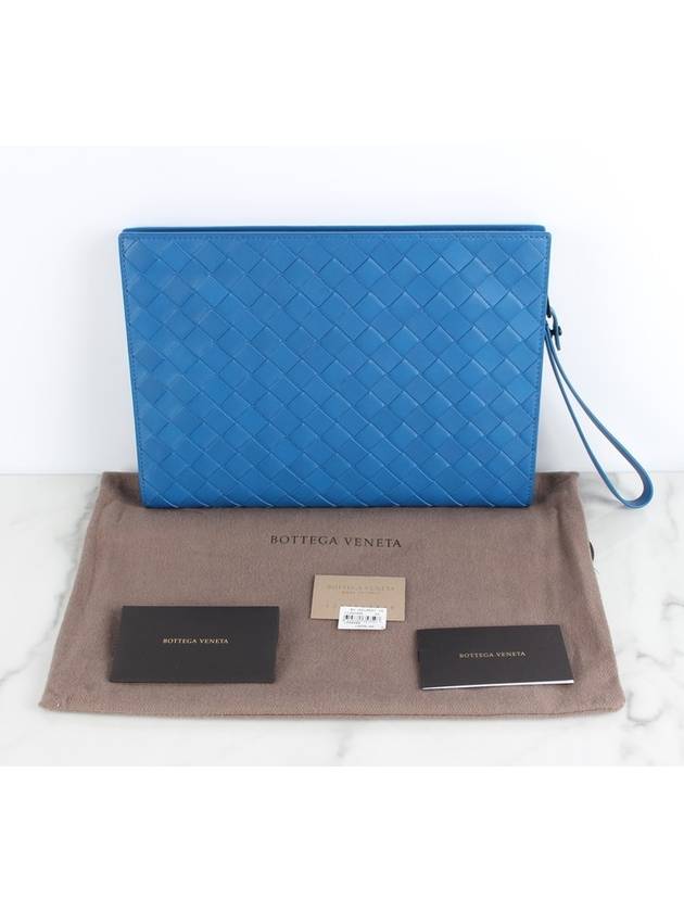 Bottega Veneta Clutch Blue - BOTTEGA VENETA - BALAAN 2