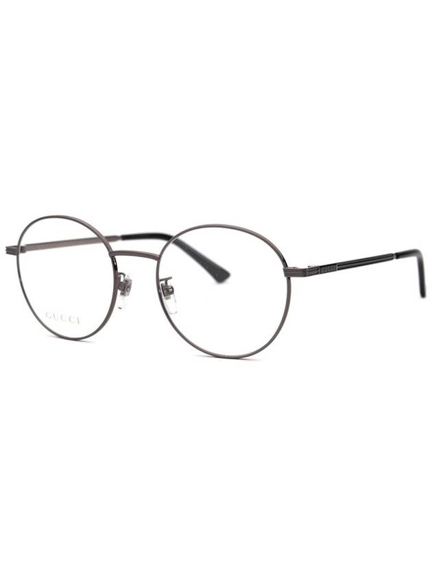 Eyewear Round Metal Eyeglasses Ruthenium - GUCCI - BALAAN 2