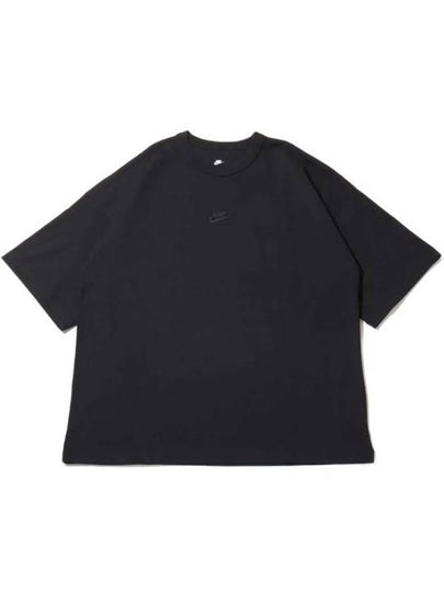 Sportswear Premium Essential Oversized Short Sleeve T-Shirt Black - NIKE - BALAAN 2