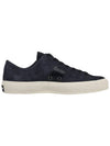 Suede Low Top Sneakers Grey - TOM FORD - BALAAN 5