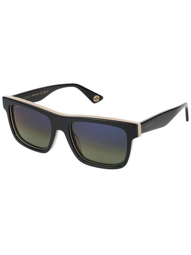 24SS Sunglasses GG1618S 003 BLACK BLACK BLUE - GUCCI - BALAAN 3