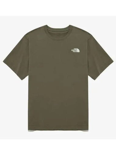 The North Face NT7UQ49D Cotton Basic Short Sleeve T Shirt 3 - THE NORTH FACE - BALAAN 1