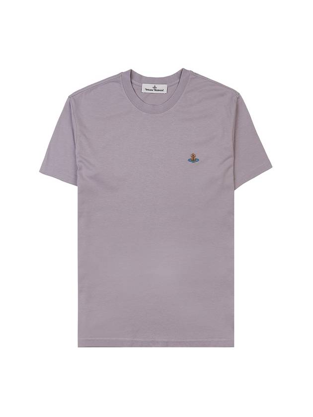 Chest ORB Logo Short Sleeve T-Shirt Grey - VIVIENNE WESTWOOD - BALAAN 1