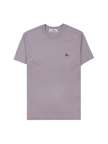 Chest ORB Logo Short Sleeve T-Shirt Grey - VIVIENNE WESTWOOD - BALAAN 1