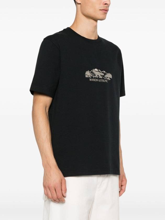 MAISON KITSUNÉ OUTDOOR PROFILE FOX COMFORT TEE SHIRT - MAISON KITSUNE - BALAAN 3