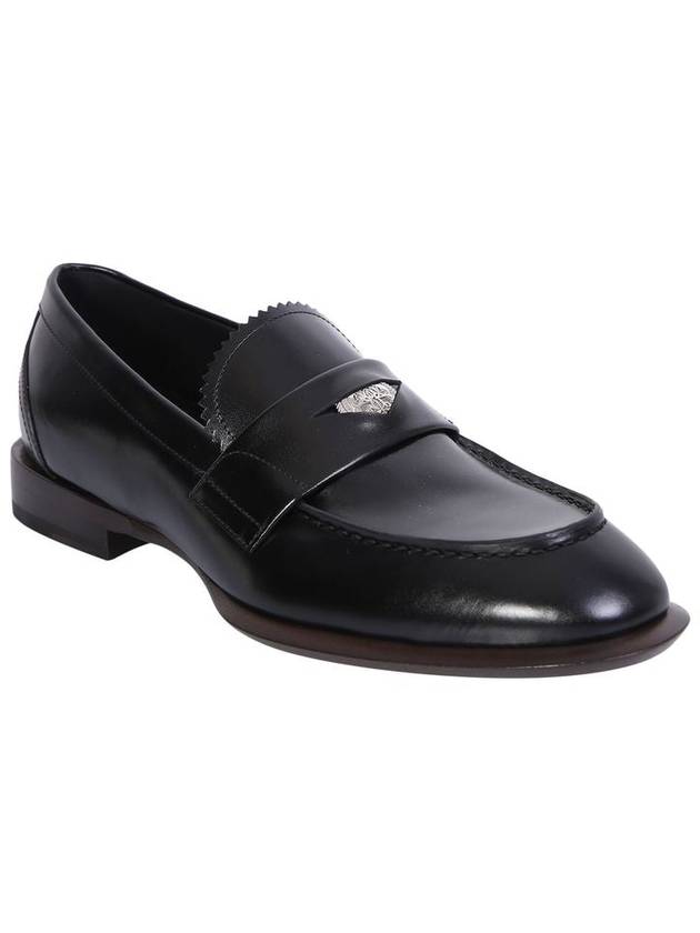 23 ss Black Leather Loafer 705086WHSWJ1530 B0480002953 - ALEXANDER MCQUEEN - BALAAN 3