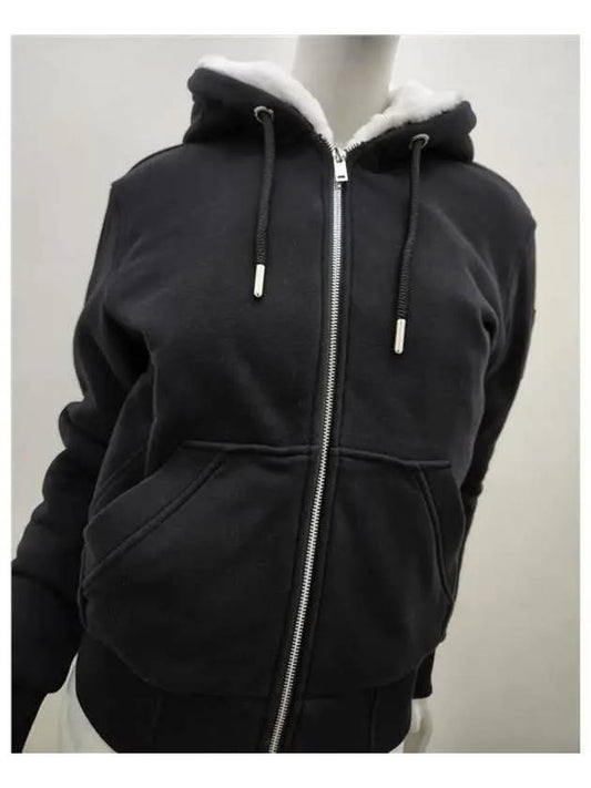 Classic Bunny Zip Up Hoodie Black - MOOSE KNUCKLES - BALAAN 2