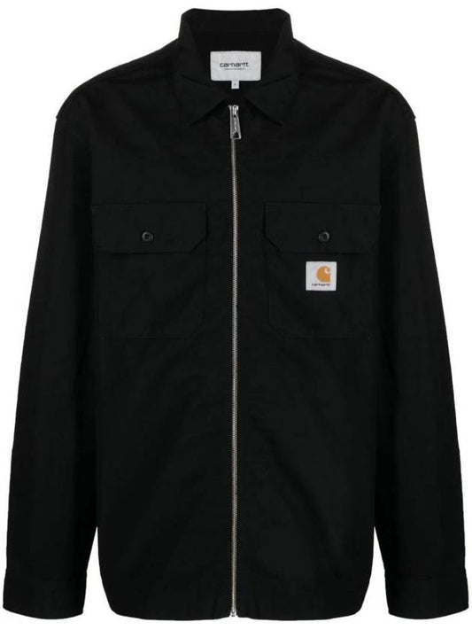 Craft Shirt Zip-up Jacket Black - CARHARTT WIP - BALAAN 1