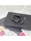 leather giblet hairband black - CHANEL - BALAAN 5