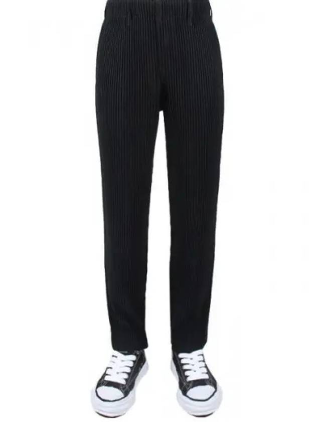 Men s Homme Pliss Pleated Pants Black JF450 15 1120362 - ISSEY MIYAKE - BALAAN 1