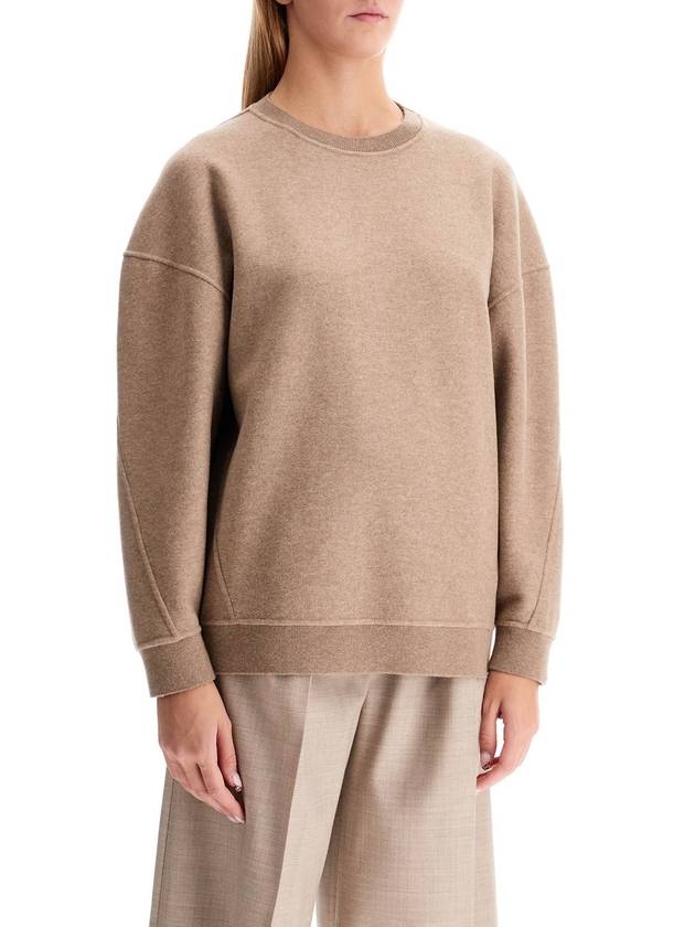 Elvira jersey crewneck knit top hazelnut brown - MAX MARA - BALAAN 3