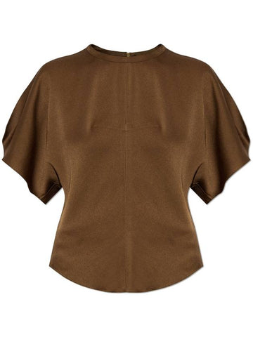 Isabel Marant Top Karlit, Women's, Brown - ISABEL MARANT - BALAAN 1