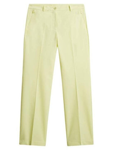 Straight Pants GWPA11020 M066 Free Pale Lime Yellow - J.LINDEBERG - BALAAN 1