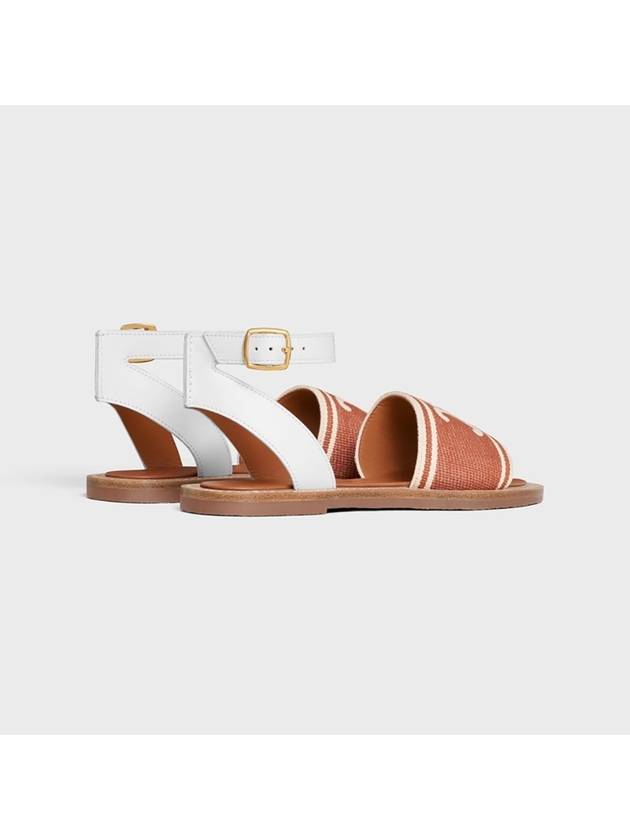 Lympia Sandals Brown - CELINE - BALAAN 4