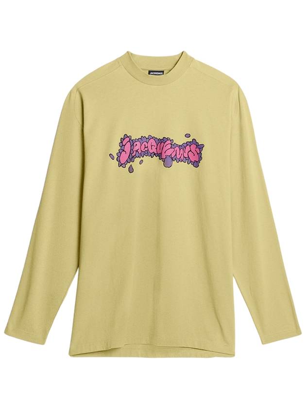 Desenho Manches Longues Daisy Logo Cotton Long Sleeve T-Shirt Green - JACQUEMUS - BALAAN 2