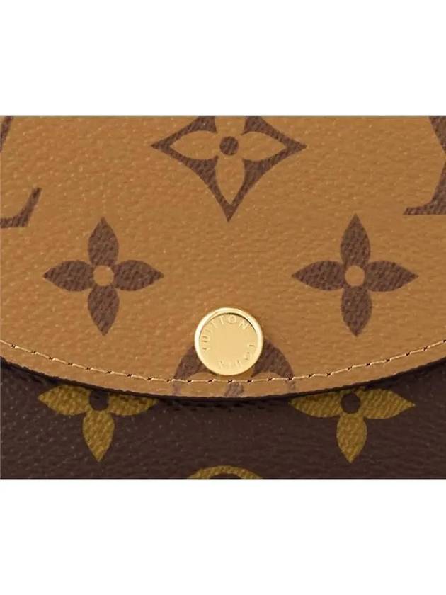 Rosalie Monogram Reverse Coin Purse Brown - LOUIS VUITTON - BALAAN 4