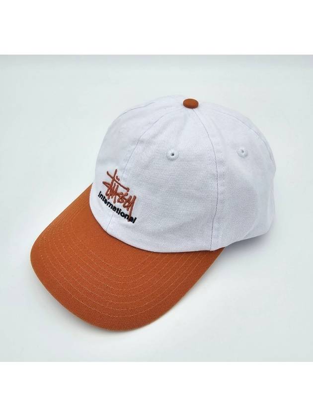 International Low Pro Ball Cap White - STUSSY - BALAAN 6