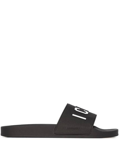 Men’s Icon Slippers Black - DSQUARED2 - BALAAN 2