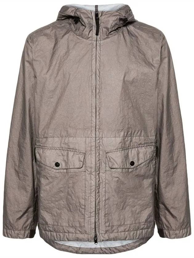 Membrana 3L TC Hooded Jacket Brown - STONE ISLAND - BALAAN 3