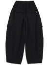 H T Cargo Balloon Sweatpants Black - A NOTHING - BALAAN 3