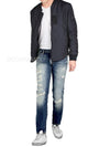 Men's Distressed Skinny Jeans Blue - DSQUARED2 - BALAAN 4