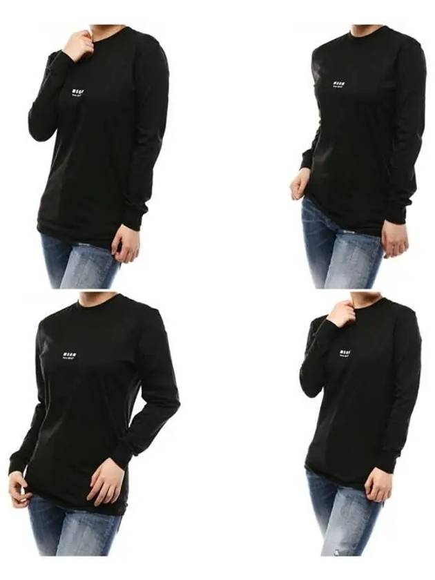 Women s Love Logo Printing Long Sleeve T Shirt 2841MDM226 - MSGM - BALAAN 2