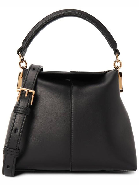 Women's T Case Leather Micro Tote Bag Black - TOD'S - BALAAN 2