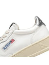 Medalist Silver Tab Low Top Sneakers White - AUTRY - BALAAN 7