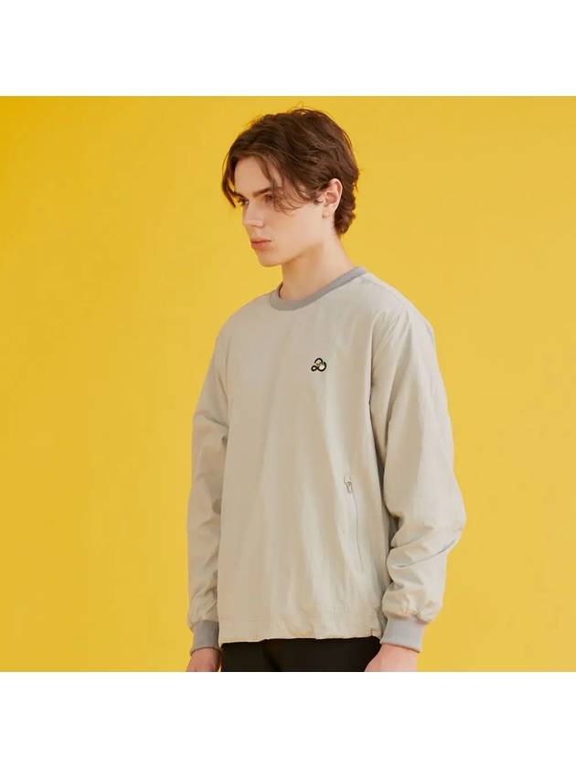 Woven string windbreaker sweatshirt EGG WHITE - 20THHOLE - BALAAN 4