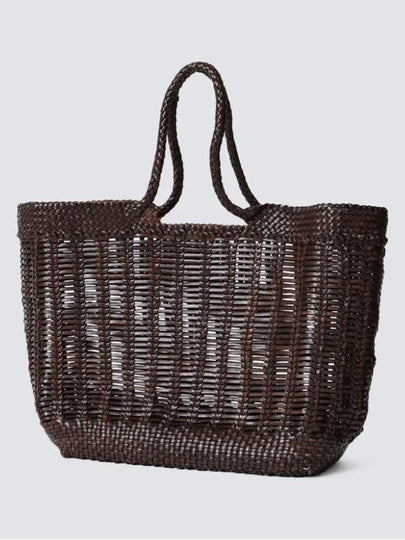 Window Basket Tote Bag Dark Brown Women s - DRAGON DIFFUSION - BALAAN 2