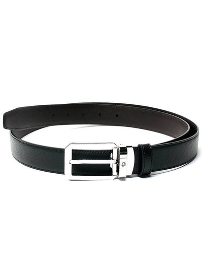 Reversible Leather Belt Black Brown - MONTBLANC - BALAAN 2