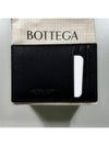 Intrecciato Lambskin Calfskin Card Wallet Black - BOTTEGA VENETA - BALAAN 7