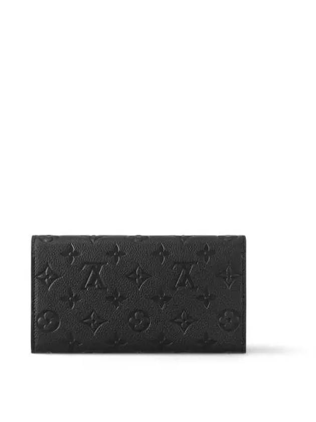 Sarah Monogram Long Wallet Black - LOUIS VUITTON - BALAAN 4