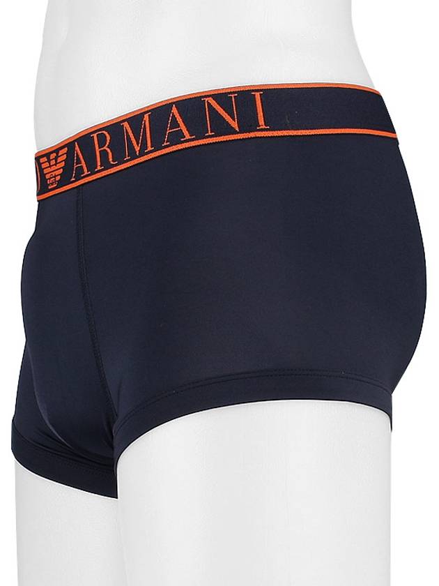 Logo Essential Microfiber Briefs Red Navy - EMPORIO ARMANI - BALAAN 4