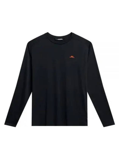 Men's Diamond Long Sleeve T-Shirt Black - J.LINDEBERG - BALAAN 2