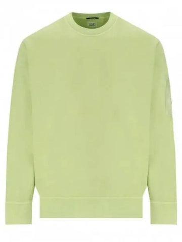 Cotton Diagonal Fleece Lens Sweatshirt Green - CP COMPANY - BALAAN 1