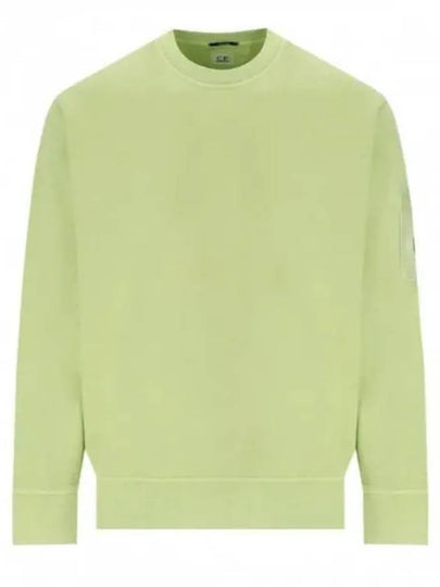 Cotton Diagonal Fleece Lens Sweatshirt Green - CP COMPANY - BALAAN 2