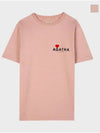 50th Anniversary Heart Embroidery Agata Logo Short Sleeve T-Shirt AGT136 108 - AGATHA APPAREL - BALAAN 3