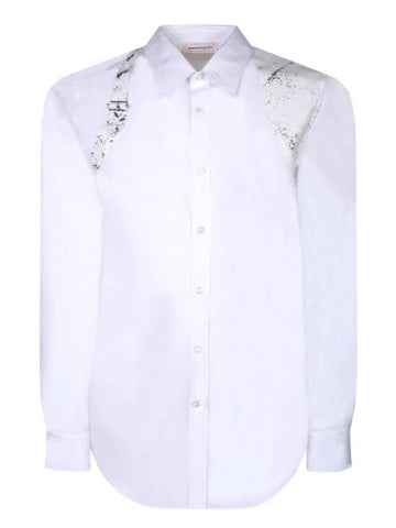 long sleeve shirt 782233QNAAD9000 WHITE - ALEXANDER MCQUEEN - BALAAN 1