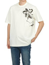 Y 3 Short Sleeve T-Shirt IV7737 WHITE Unisex - YOHJI YAMAMOTO - BALAAN 4