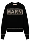 Fisherman Logo Knit Top Black - MARNI - BALAAN 2